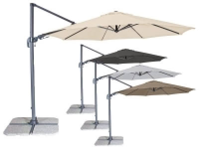 derby Pendelschirm, regenabweisender Polyesterbezug, 50+ UV-Schutz, 33