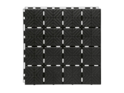 Prosperplast Beetplatten »Easy Square«, Bodenplatten mit 40x40 cm, rut