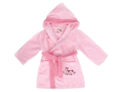 Egeria Bademantel Baby «Pony rosa», reine Baumwolle, verschiedene Größ