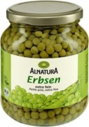 Erbsen extrafein (Glas) 1.39 €