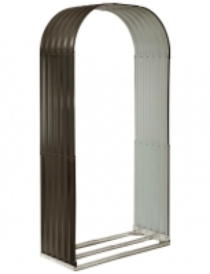 Kaminholzunterstand »Rundbogen«, BxHxL: 103 x 200 x 40 cm, anthrazit