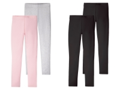 Lidl Pepperts pepperts Mädchen Leggings, 2 Stück, mit Baumwolle