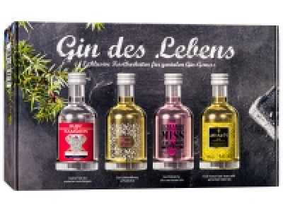 Lidl  Gin des Lebens Box 4 x 0,05 l