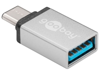 Lidl Goobay Goobay Adapter USB-C(TM) auf USB-A 3.0, silber