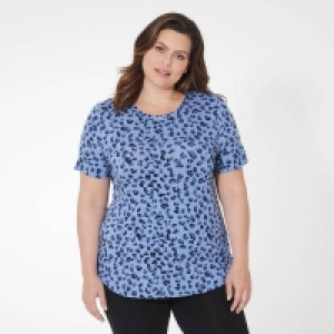Damen-T-Shirt mit Leo-Muster, große Größen 12.79 €