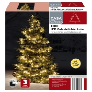 Aldi Süd  CASA DECO LED-Galaxie-Lichterkette mit 1.000 LEDs