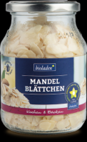 Ebl Naturkost  bioladen Mandel-Blättchen im Pfandglas