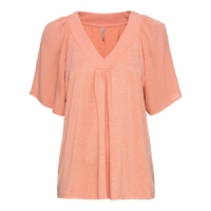 Damen-T-Shirt mit Kräusel-Ausschnitt 15.99 €