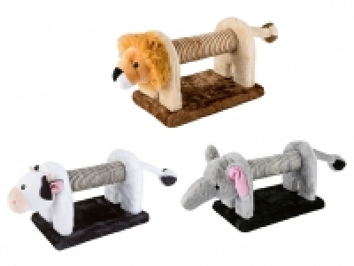 Lidl Zoofari Zoofari Katzen Kratzrolle mit Rassel, aus Sisal und Plüsch