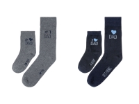 Lidl  Herren/Jungen Kleinkinder Socken, 2 Stück, mit hohem Baumwollanteil