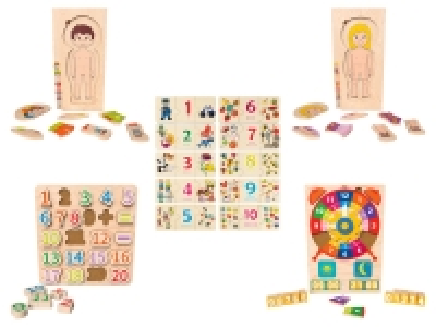 Lidl Playtive Playtive Lernpuzzle, aus Echtholz