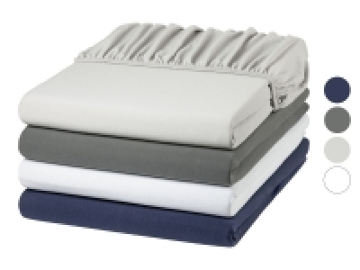 LIVARNO home Bi-Elastic Jersey Spannbettlaken, 140-160 x 200 cm 8.49 €