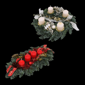 Aldi Nord Gardenline GARDENLINE Adventskranz/-schiffchen/-gesteck