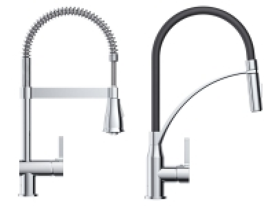 LIVARNO home Spültischarmatur, mit Spiralfeder / Gummischlauch 57.99 €