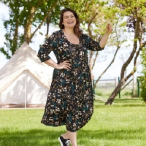 Damen-Kleid mit Blumenmuster, große Größen 31.99 €