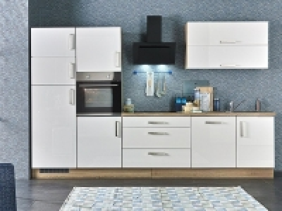 Menke Küchenblock Java 320 cm, weiß