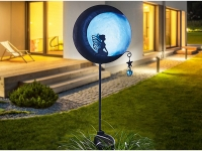 Pureday Solarleuchte Elfe am Mond