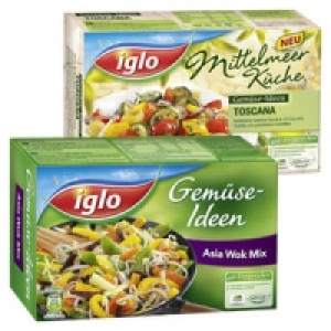 iglo Gemüse-Ideen, Rahm-Gemüse oder Mittelmeer-Küche 1.99 €