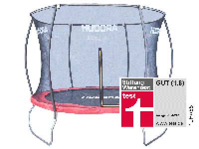 HUDORA Fantastic Trampolin 400V Packstück 3 von 3