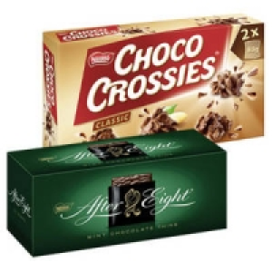 Nestlé Choco Crossies, Choclait Chips oder After Eight 1.49 €