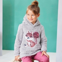 NKD  Kinder-Mädchen-Pullover mit Pailletten