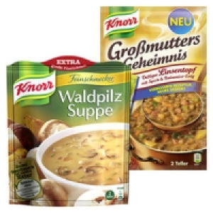 Knorr Feinschmecker Suppen oder Großmutters Geheimnis 0.79 €