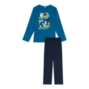 Jungen-Schlafanzug mit Skater-Frontaufdruck, 2-teilig 27.99 €