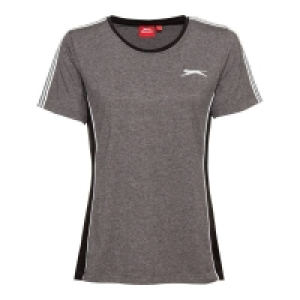 Slazenger Damen-Fitness-T-Shirt mit Kontrast-Streifen 27.99 €