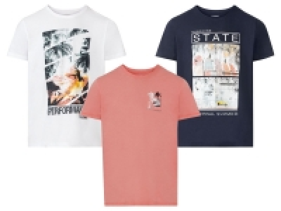 LIVERGY® T-Shirt Herren, mit Print