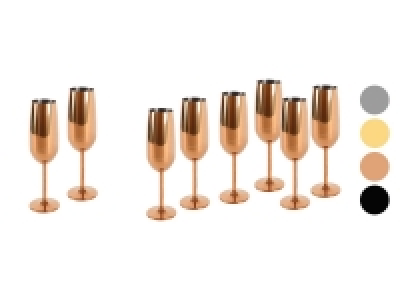 ECHTWERK Sekt-/Champagnerkelch aus Edelstahl Set
