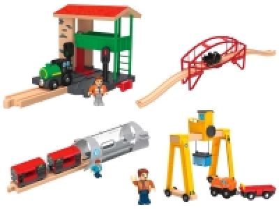 Playtive Erweiterungsset Schienen & Brücken
