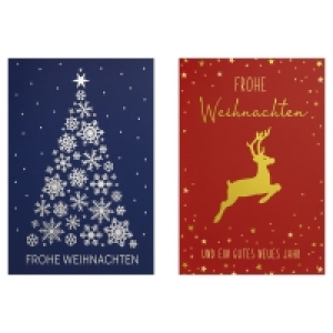 Aldi Süd  CASA DECO Weihnachtskarten