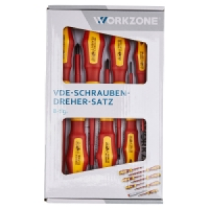 WORKZONE® VDE-Schraubendreher, 8er-Set