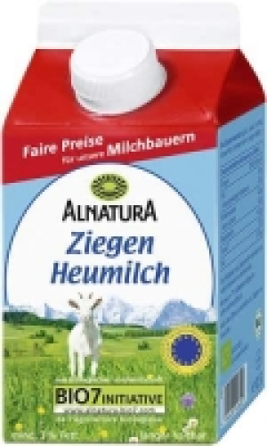 Frische Ziegenheumilch 1.99 €