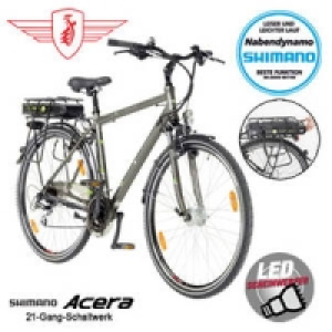 Alu-Elektro-Trekkingrad Green 4.0 Damen oder Herren 28er 800.99&nbsp;&euro;