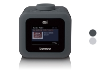 Lenco CR-620 DAB+/FM Stereo Uhrenradio mit Farbdisplay
