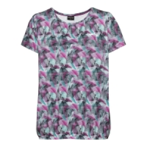 Damen-Fitness-T-Shirt mit elastischem Saum 6.99 €