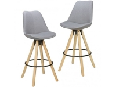 Wohnling 2er Set Barhocker LIMA