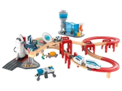 Playtive Holz-Eisenbahn-Set Weltraumstation, 67-teilig 44.99 €