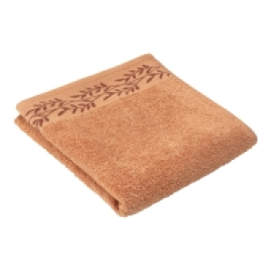 Handtuch mit floraler Bordüre, 50x100cm 23.39 €
