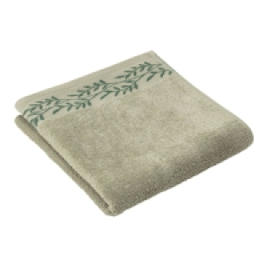 Handtuch mit floraler Bordüre, 50x100cm 3.11 €