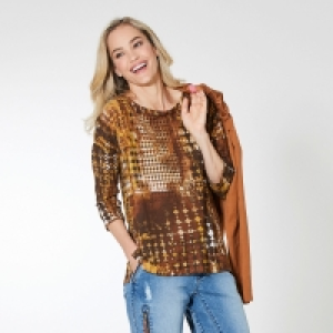 Damen-Shirt mit schickem Muster 23.39 €