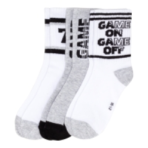 NKD  Jungen-Socken mit Game-Design, 3er-Pack