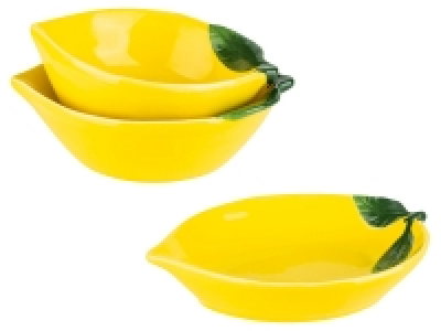 ERNESTO Schalen-Set / Servierschale, im Zitronen-Design