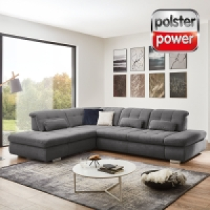 Roller  polsterpower Ecksofa - grau - verschiedene Ausführungen