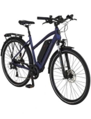 E-Bike Trekking »Entdecker 21.EMT.10«, 28 Zoll, 8-Gang, 10.4 Ah, Trapez