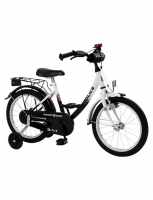 Kinderfahrrad »Police«, 1 Gang, Wave-Type Rahmen, Schwarz-Weiß