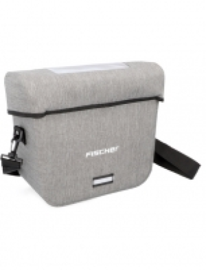 Lenkertasche »Plus Cita«, Kunststoff, grau, 7 l