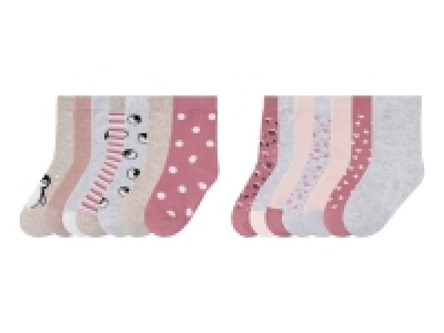 lupilu Kleinkinder Mädchen Socken, 7 Paar, mit Bio-Baumwolle