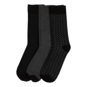 NKD  Herren-Socken mit Muster, 3er-Pack